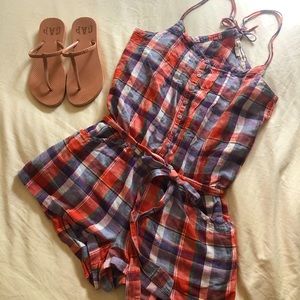 SOLD! - Linen Blend Romper